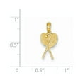 thumbnail image 2 of 14k Tennis Racquets Charm K3568, 2 of 2