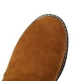 thumbnail image 6 of Khaki Ladies Warm Snow Boots With Side Zipper And Belt Accent Thick Sole For Outdoor Use, 6 of 9
