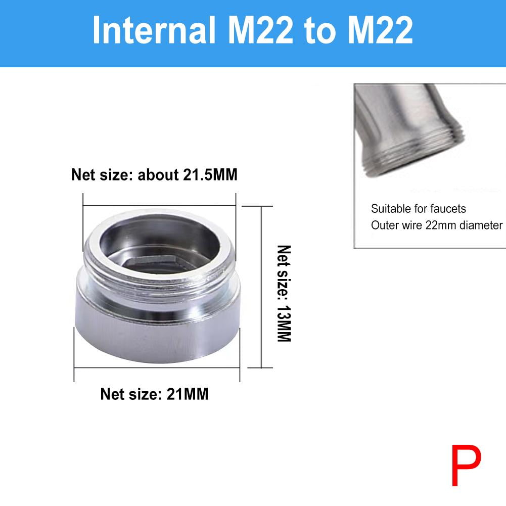 Faucet Adapter Kit Brass Aerator Adapter Set Male / Female Faucet