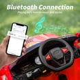 thumbnail image 4 of Outfunny Electric Police Car for Kids, 24 Volt Kids Ride on Toys w/ 400W Motors, Megaphone, Remote, Bluetooth - Red, 4 of 10