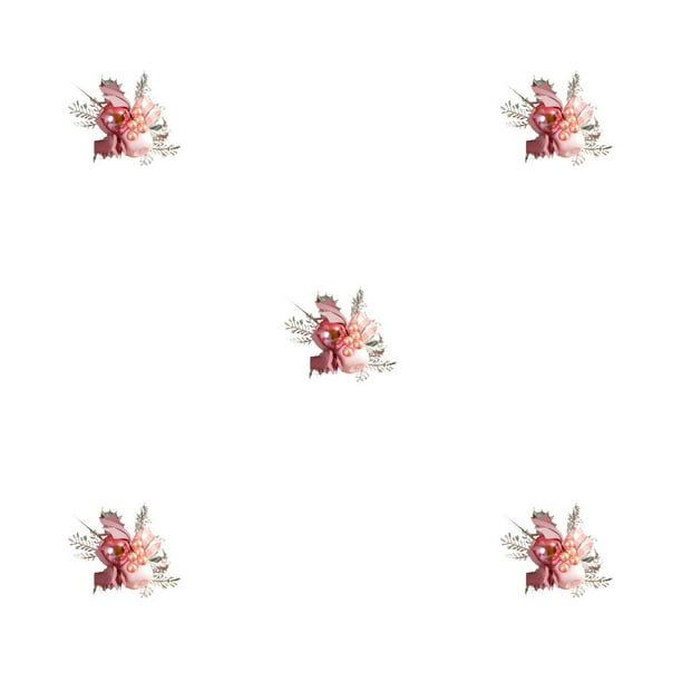 Cateissary Navidad flores artificiales rama plástico decoración guirnalda granja boda pared jardín Navidad árbol cumpleaños Type2 NO2 Cateissary CBP443255
