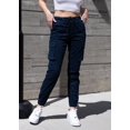 thumbnail image 4 of G-Style USA Women's Drawstring Waist Cargo Jogger Pants RJJ3645 Mint 3XL, 4 of 4