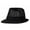 Black, variant on Fedora Hat Packable Breathable Hollow Sun Summer Beach Hat Cuban Trilby Men Women Men Fedora Hats Cow Boy Hat (White,One Size)