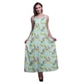 thumbnail image 1 of Bimba Robe Longue Décontractée pour Femmes en Rayonne à Bretelles Spaghetti, Maxi d'Été, Robe Soleil - XX-Grand, 1 of 5