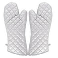 thumbnail image 1 of Guantes de cocina Unique Bargains Resistencia Al Calor Horno Microondas Tono Plateado, 1 of 3