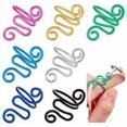 thumbnail image 7 of 7pcs Crochet Rings Adjustable Yarn Tension Rings Handmade Crochet Tension Ring for Finger Knitting Yarn Tension Control Ring, 7 of 7