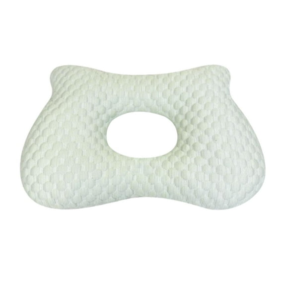 CoudarTitie Ear Piercing Pillow Breathable Side Sleeping Pillow for Bedding Side Sleeper Green 43cmx29cmx9cm