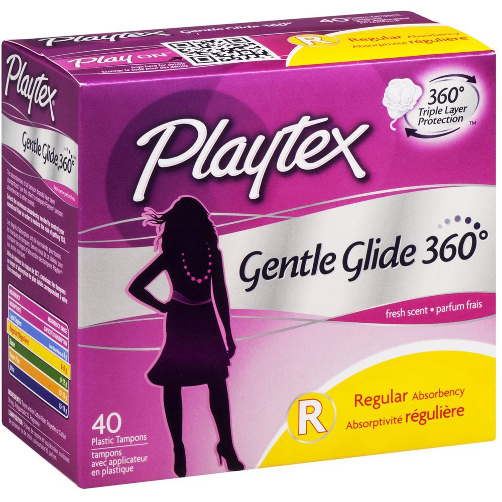 Fem Care Gentle Glide Tampons, Fresh Scent Regular Absorbency, 40 CT