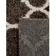 thumbnail image 3 of Unique Loom Trellis Collection Area Rug - Philadelphia (4' 1" x 6' 1" Rectangle Chocolate Brown/Beige), 3 of 13