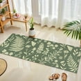 thumbnail image 7 of Sage Green Botanical Kitchen Rugs and Mats Set of 2, Plant Leaf Floral Spring Summer Farmhouse Non-Skid Washable for Kitchen Floor Sink Mats Decor and Accessories 17"x30"+17"x47", 7 of 7