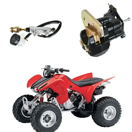 LABLT Rear Brake Caliper Master Cylinder for 1993-2009 Honda Sportrax 300 TRX300EX 2x4