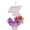 Number 3, variant on Purple Numeral Candle, Cartoon Little Fish Decoration for Birthday Party, Creative Sea Theme Cake Topper, Fun Anniversary Celebration Accessory, Number 2