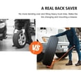 thumbnail image 6 of Heavy Duty Adjustable Tire Dolly Cart – 360° Rotating Wheels, 350 lbs Capacity, Ergonomic Lifter for Car, Truck, SUV, ATV, Trailer – Ideal for Workshop, Garage, Tire Service – 3-Level, 6 of 9