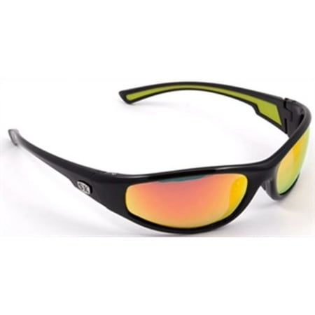 Strike King SG-SKP20 SK Plus Polarized Sunglasses Black/Orange - Fishing