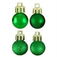thumbnail image 2 of 18ct Turquoise Blue Shatterproof 4-Finish Christmas Ball Ornaments 1.25" (30mm), 2 of 7