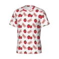 thumbnail image 3 of Rocae Strawberry for Men's Moisture-Wicking Crew Tee - T-Shirt for Sports, Outdoor Activities, and Casual WearMedium, 3 of 9