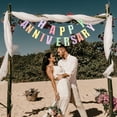 thumbnail image 4 of Anniversary Banner Festival Hanging Banner Decoration Wedding Party Prop, 4 of 8