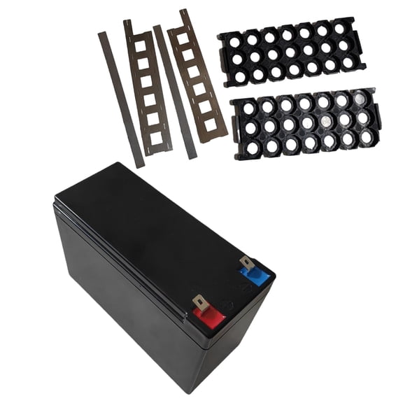 12V 7Ah Battery Case Lithium Battery Enclosure Empty Box with Integrated Injections Molding for Superior Seal