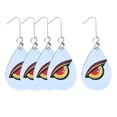 thumbnail image 2 of 5 piezas de accesorios repelentes de pájaros reflectantes de ojos de terror dispositivos colgantes ornamento Reflector ahuyentador de CUTICAT Reflector de aves, 2 of 8