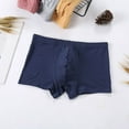 thumbnail image 4 of B91xZ Underwear Mens Mesh Boxer Briefs with Pouch,Blue 3XL, 4 of 4