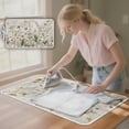 thumbnail image 3 of ZIATUBLES Daisy Butterfly Print Ironing Blanket for Table Top Multifunctional Travel Ironing Board Alternative Mat Heat-Resistant Ironing Pad for Laundry, Travel, RV, 31.5" x 19.6", 3 of 7