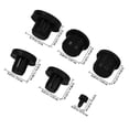 thumbnail image 2 of unbranded 12Ud Tapones Silicona Negros Reutilizables Para Sal Pimienta Y, 2 of 8