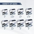 thumbnail image 6 of BATONECO 5" Inch Butt Joint Exhaust Band Clamp T304 Stainless Steel Universal, 6 of 7
