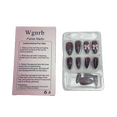 thumbnail image 4 of Wgnrb 12 Pcs Short False Nails Red Bow False Nails Decorative False Nails for Women, 4 of 5