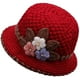 thumbnail image 2 of Gorro de lana tejido de invierno para mujer con forro polar - protección auditiva de doble capa para el frío, gorro de algodón suave para personas mayores y adultos, 2 of 4