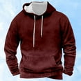 thumbnail image 2 of CONFREE Mens Hoodies Gradient Color Hoodies For Men Long Sleeve Casual Pullover Hooded Sweatshirts With Pockets, 2 of 5