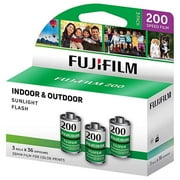 Fujifilm Fujicolor 200 Color Negative Film for ISO 200 Camera, 35mm Roll Film, 36 Exposures, 3 Pack