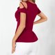 thumbnail image 3 of Camisas con hombros descubiertos para mujer,Camisas con hombros descubiertos para mujer Camisas para mujer Tops Camisas con cordones y hombros descubiertos para mujer Funcionalidad versátil, 3 of 5