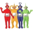 thumbnail image 1 of Disfraz divertido de Cosplay para adultos de 4 colores Teletubbies, 1 of 1