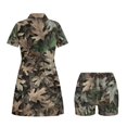 thumbnail image 4 of Psesaysky Camo Hunting Leaves Golf Tennis Dress Womens Short Sleeve Summer Sundress Y2K Athletic Dress for Women Golf Dresses with Built in Shorts Quick Dry Athletic Workout Outfits, 4 of 7