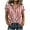 #0415-Red, variant on Shirts for Women Lapel Collar Vertical Stripe Print Short Sleeve Tops for Women Relaxed Fit Street Casual Tops for Women