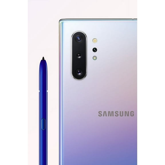 Restored SAMSUNG Galaxy Note 10 Plus GSM Unlocked Cell Phone 256GB Aura Glow (Silver) (Refurbished)