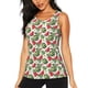 thumbnail image 1 of Fotbe Watermelons Blusas Sin Mangas para Mujer – Estilo Casual, Corte Suelto, Slim-Fit, Cuello Redondo Deportivo, Tops de Verano para Gimnasio y Yoga-Medium, 1 of 7