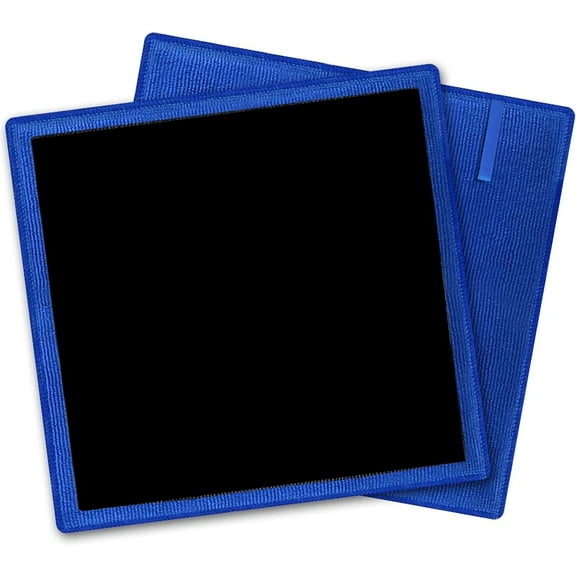 OFEFE 2 Pack Car Clay Towel, Synthetic Clay Bar Towel Auto Detailing, Fine Grade Microfiber Car Chamois Towel, DIY Cheap Clay Pad, Decontamination Towel for Car