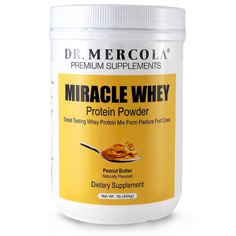 Dr. Mercola Miracle Whey Peanut Butter Protein Powder Great Tasting