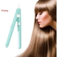 thumbnail image 2 of Tebru Flat Iron Curler, Mini Hair Straightener, 2 in 1 Mini Hair Straightener Ceramic Tourmaline Plate Beauty Flat Iron Heating Curler, 2 of 5