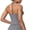 Gray, variant on Women's Sexy V-Neck Halter Yoga Tank Top, Stylish Y-Back Sports Camisole, Athletic Crop Top, Stretchy Performance Workout Vest for Running and Gym Fitness