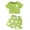 Gset155-Green, variant on UAYOTSE Girl Clothes Set Summer Baby 6 12 18 24 Months 2T 3T Girl Clothes Shorts Set Floral Summer Outfits Cute Baby Clothes,Sizes 18-24 Months