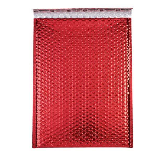 Large Red Glamour Bubble Mailers Case of 100