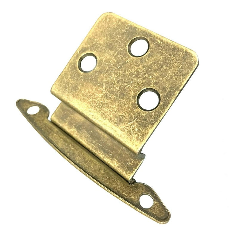 2pc. Small Butterfly-Style Brass-Plated Box Hinges - Cabinet And Furniture  Hinges 