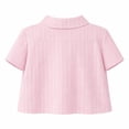 thumbnail image 2 of Blusa George para Mujer, Manga Corta Rosa Talla G, 2 of 4