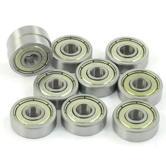 unbranded  10 Pcs Groove Radial Ball Bearing 625ZZ Bearings Steel Silver