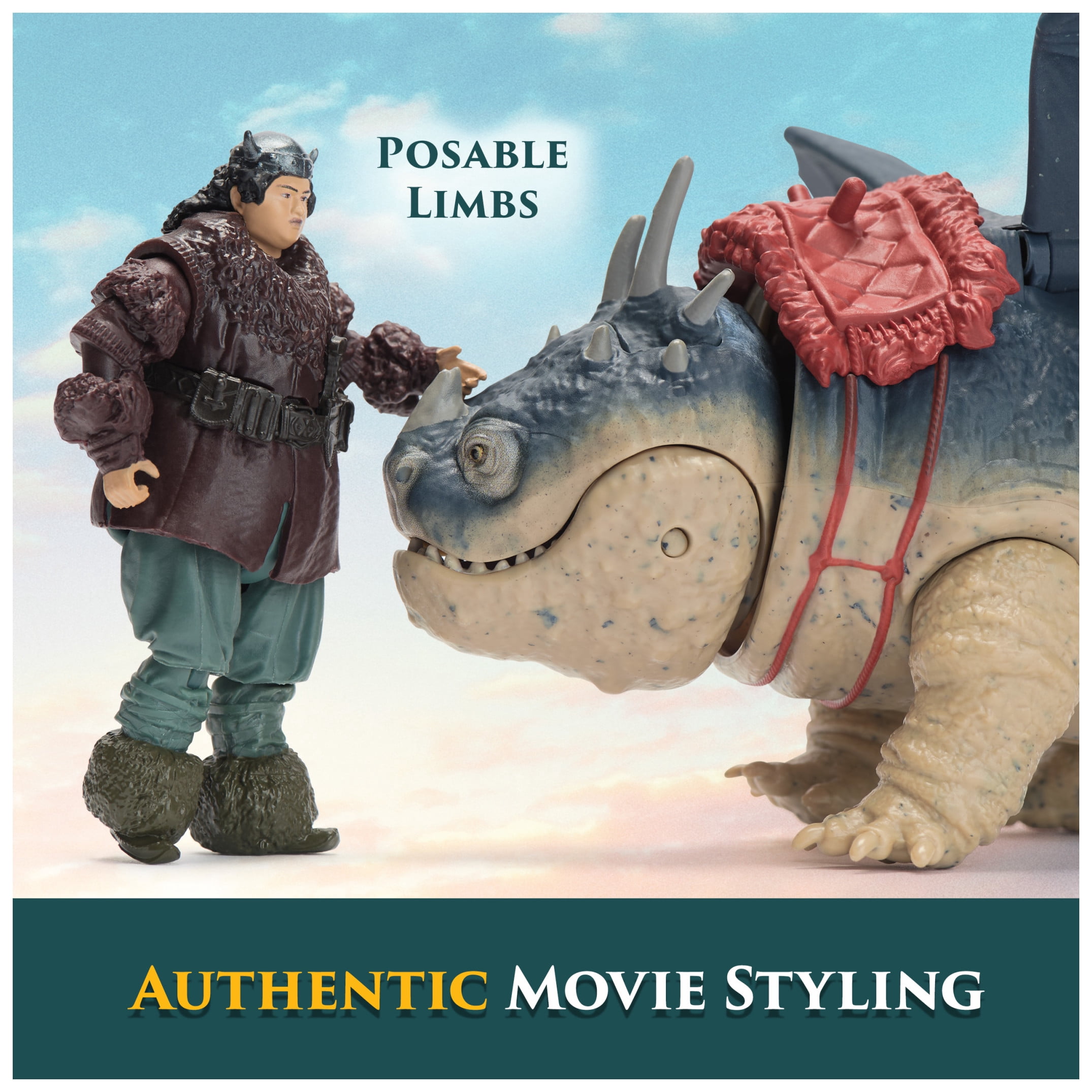 Dreamworks Dragons, How to Train Your Dragon, Gronckle & Fishlegs, Viking Duo Action Figures, Ages 4+