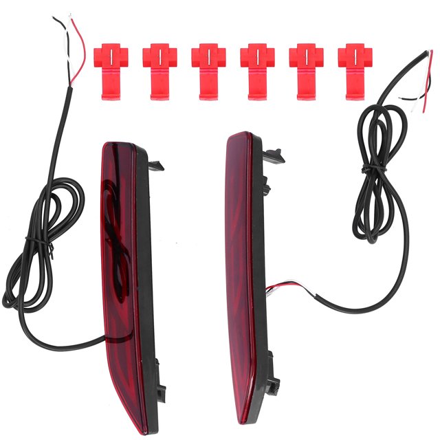 2 luces LED para parachoques traseros de 55 LM/W, luz de freno brillante apta para Honda City/CR-V/BR-V/Mobilio