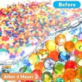 thumbnail image 3 of Cuentas de agua, 50.000 Uds. Cuentas de cristal de agua coloridas para niños no tóxicas, agua de suelo en Gel, juguetes para aliviar el estrés cuentas de cristal, 3 of 4