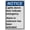 Warning Sign 4, variant on Weatherproof Vertical ANSI Elevator Sign (Attention No urinating on company property Restrooms available at elevator & office) 8 in" x 12 in" UV Resistant Indoor Outdoor Workplace Caution Sign